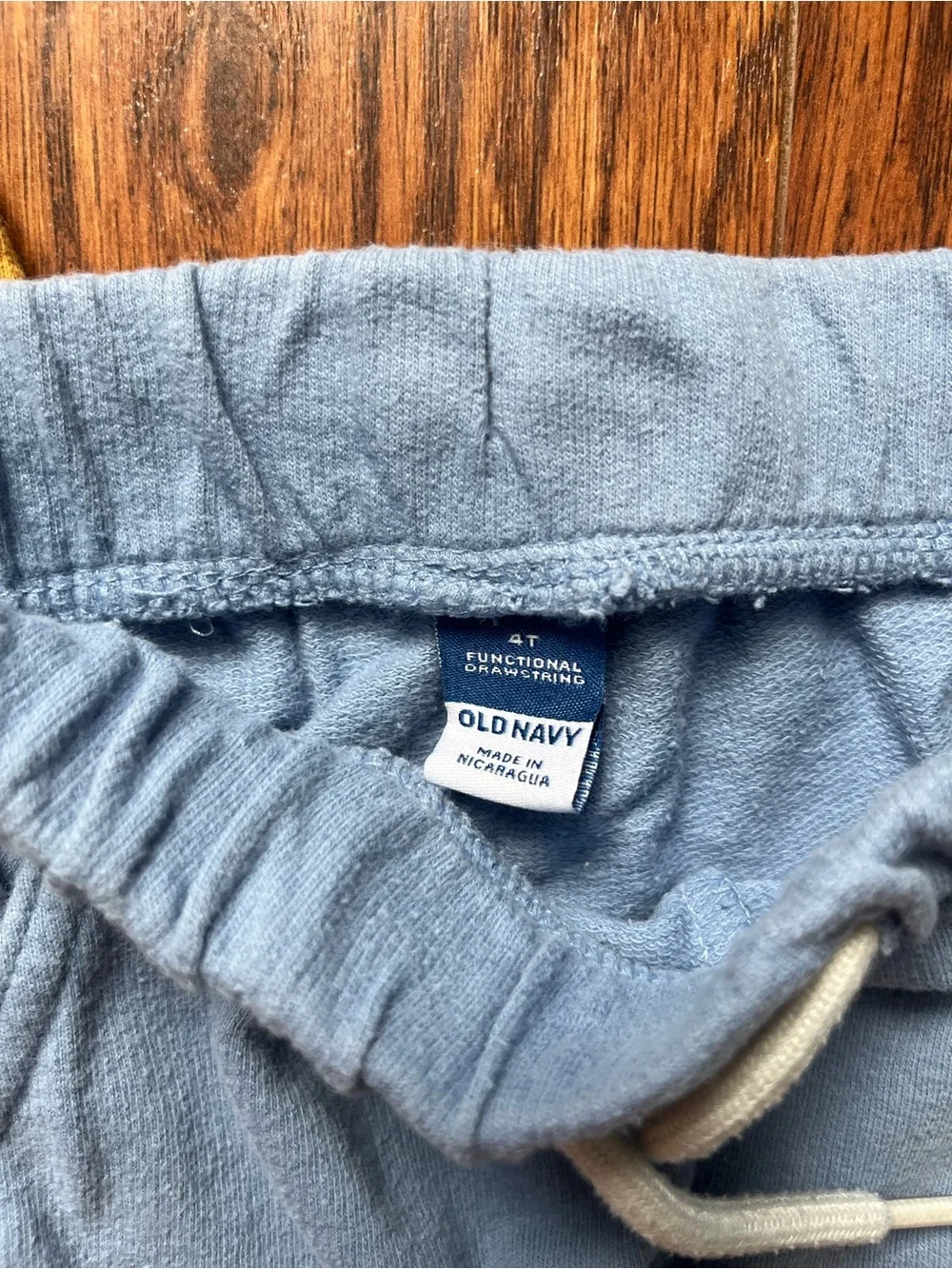 Old Navy Kids Jogger Pants in Cream, Navy, Mustard & Light Blue- Size 4T